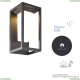 7086 Настенный уличный светильник (солнечная батарея, сенсор, датчик движения) Mantra (Мантра), MERIBEL