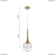4051-1P Подвесной светильник Favourite, Malinconia