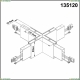 135120 Соединитель Х-образный без драйвера для модульного светильника Novotech, ITER