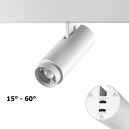 359206 Трековый светильник для низковольтного шинопровода с переключателем цветовой температуры и мощности Novotech, Flum