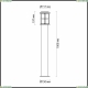 4964/1F Уличный столб Odeon Light, Magus