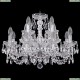 1402/8+4/195/Ni Хрустальная подвесная люстра Bohemia Ivele Crystal (Богемия)