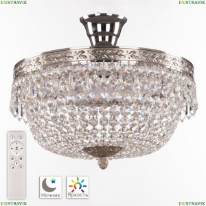 19011/35IV/LED-DIM Ni Потолочный светодиодный диммируемый светильник с пультом ДУ Bohemia Ivele Crystal, 1901