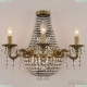 2228H201B/3/47IV FP Бра хрустальное Bohemia Ivele Crystal