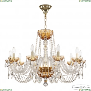 5402/10/300 G Amber/M-1H Люстра хрустальная Bohemia Ivele Crystal
