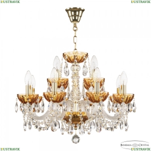 5402/8+4/195 G Amber/M-1H Люстра хрустальная Bohemia Ivele Crystal
