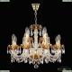 5402/8+4/195 G Amber/M-1H Люстра хрустальная Bohemia Ivele Crystal