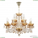 5402/8+4/195 G Amber/M-1H K721 Люстра хрустальная Bohemia Ivele Crystal