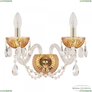 5402B/2/165 G Amber/M-1G Бра хрустальное Bohemia Ivele Crystal