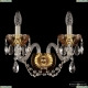 5402B/2/165 G Amber/M-1G Бра хрустальное Bohemia Ivele Crystal
