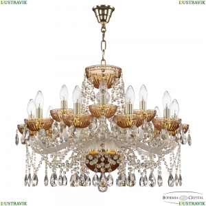 5413/10+5/240 G Amber/M-1G Люстра хрустальная Bohemia Ivele Crystal
