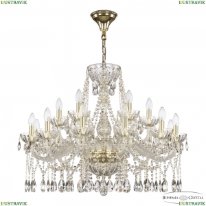 5413/12+6/300 G Clear/M-1H Люстра хрустальная Bohemia Ivele Crystal