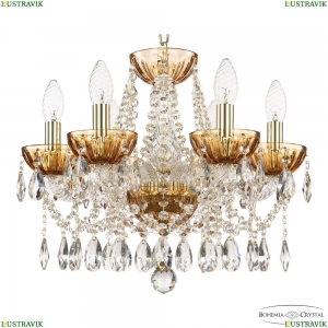 5413/6/141 G Amber/M-1H Люстра хрустальная Bohemia Ivele Crystal
