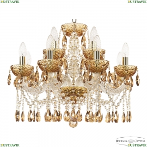 5413/8+4/200 G Amber/M-1F K777 Люстра хрустальная Bohemia Ivele Crystal