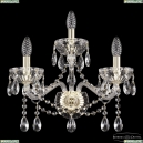 5413B/2+1/165 G Clear/M-1G Бра хрустальное Bohemia Ivele Crystal