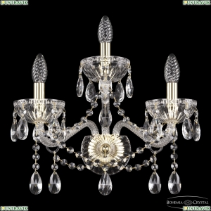 5413B/2+1/165 G Clear/M-1G Бра хрустальное Bohemia Ivele Crystal