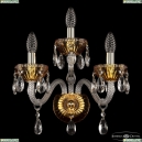 5417B/2+1/165 G Amber/M-1G Бра хрустальное Bohemia Ivele Crystal