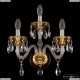 5417B/2+1/165 G Amber/M-1G Бра хрустальное Bohemia Ivele Crystal