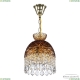 5478/22 G Amber/M-1F Leafs Подвесной хрустальный светильник Bohemia Ivele Crystal