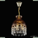 5478/22 G Amber/M-1G Leafs Подвесной хрустальный светильник Bohemia Ivele Crystal