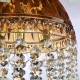 5478/22 G Amber/M-1G Leafs Подвесной хрустальный светильник Bohemia Ivele Crystal