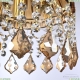 5478/22 G Amber/M-1G Leafs K721 Подвесной хрустальный светильник Bohemia Ivele Crystal