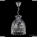 5478/22 Ni Clear/M-1H Leafs Подвесной хрустальный светильник Bohemia Ivele Crystal