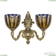 7101B14/2/175 GB P1 U Amber-Blue/H-1H Бра хрустальное Bohemia Ivele Crystal