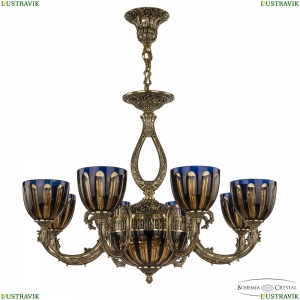 71309P/8/210 GB P1 U Amber-Blue/H-1H Люстра хрустальная Bohemia Ivele Crystal