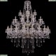1415/20+10+5/530-180/G Большая хрустальная подвесная люстра Bohemia Ivele Crystal (Богемия)