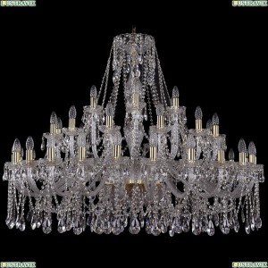 1413/24+12+6/460-100/G Хрустальная большая люстра Bohemia Ivele Crystal (Богемия)