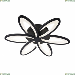 OML-49317-60 Потолочная светодиодная люстра с пультом ДУ Omnilux, Florinas Black