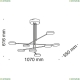 MOD070PL-L48B3K Подвесной светодиодный светильник Maytoni (Майтони), Fad