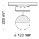 TR017-2-10W3K-B Трековый светильник 10W 3000К для магнитного шинопровода Maytoni, Track lamps