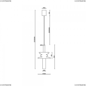 MOD255PL-01B3 Подвесной светильник Maytoni, Sound Wave