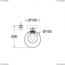 MOD521WL-01G1 Настенный светильник (бра) Maytoni, Basic Form