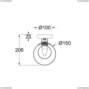 MOD521WL-01G1 Настенный светильник (бра) Maytoni, Basic Form