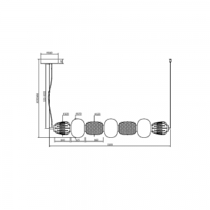 MOD267PL-L42CH3K Подвесной светильник Maytoni, Pattern