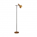 7025 Торшер Kink Light, Орфей, Черный  + Бронза