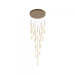 07527-15A,36 Люстра каскадная Элиас латунь