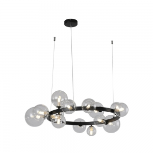 07608-15A,19 Люстра Иона черный G9