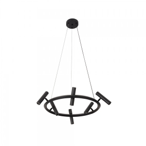 07613-6A,19 Люстра Верония черный Led 18w