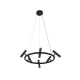 07613-6A,19 Люстра Верония черный Led 18w