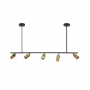 07615-5 Люстра Kink Light, Кайко, Черный + Бронза