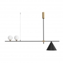 07620-2+1,19 Люстра Пулл черный G4+ E27 48W