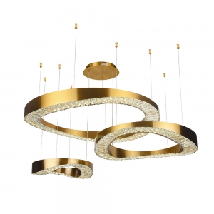 07676-80+60+40,20 Люстра Тауна бронза Led 140W