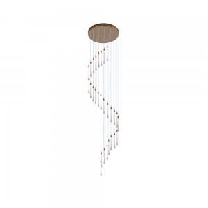 07860-28A,36 Люстра каскадная Асмер латунь Led 84W