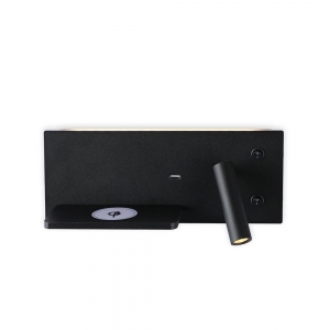 08075L,19 Бра Норти черный Led 3W