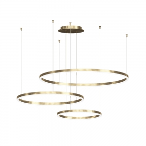 08223,36PA(3000K) Подвес димм.Тор латунь d80+60+40