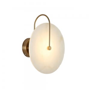 08437,36 Настенный светильник Мелисса латунь/белый